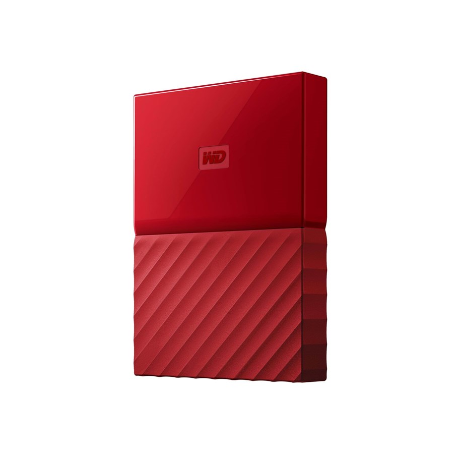 Kovalevyt - ulkoiset - WD My Passport (NEW) Red BYNN0010BRD - Ulkoiset kovalevyt - 1TB - Punainen - WDBYNN0010BRD-WESN