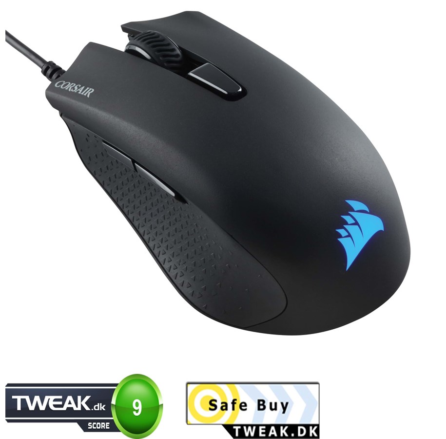 Hiiret - Corsair Harpoon RGB - Pelihiiri - Optinen - 6 painiketta - Musta RGB-valolla - CH-9301011-EU