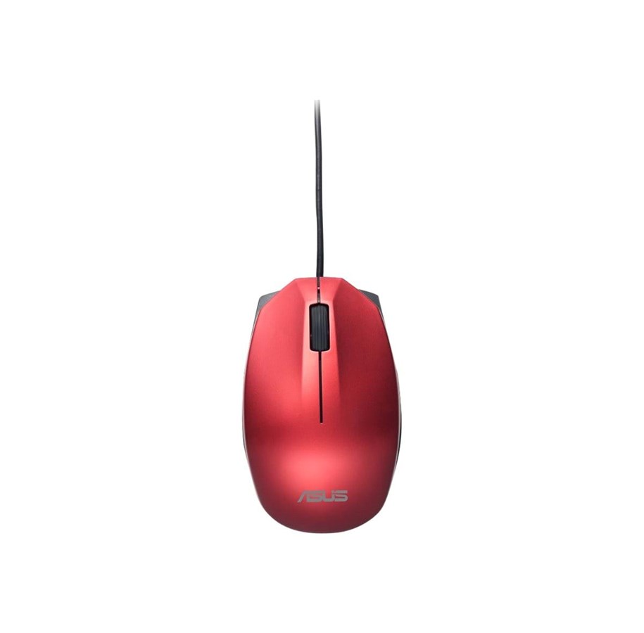 Hiiret - ASUS UT280 - Wired Mouse - Red - Hiiri - Optinen - 3 painiketta - Punainen - 90XB01EN-BMU070