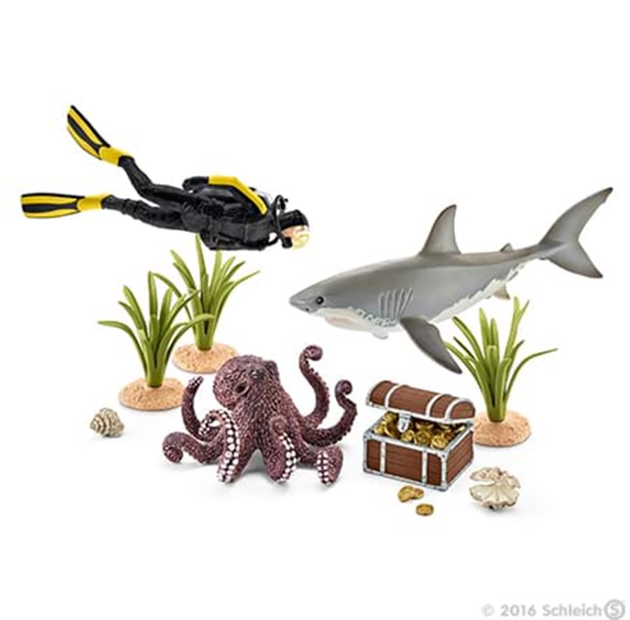 Hahmot - Schleich Treasure hunt diver - 42329