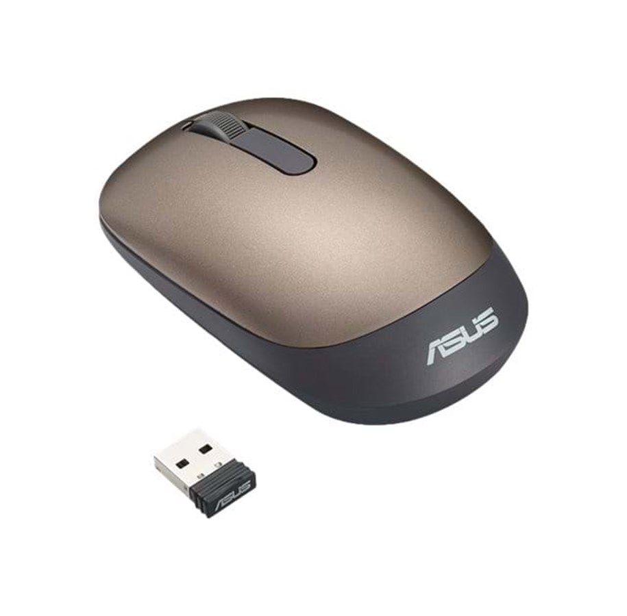 Hiiret - ASUS WT205 - Hiiri - Optinen - 3 painiketta - Kulta - 90XB03M0-BMU000