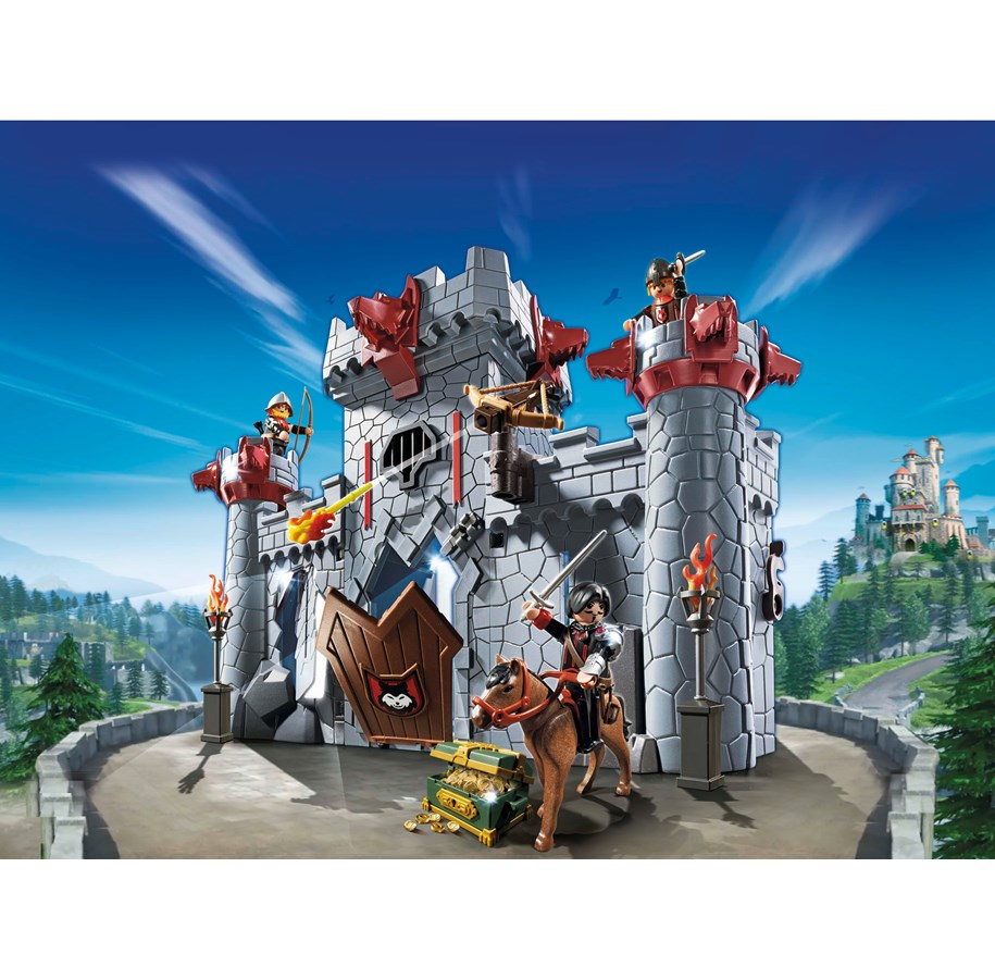 Playmobil - Playmobil Super 4 - Mustan paronin kannettava linna - 6697