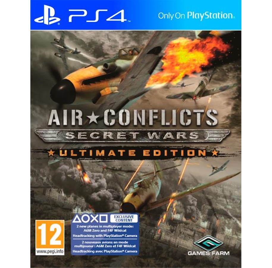Pelit - Air Conflicts: Secret Wars - Ultimate Edition - Sony PlayStation 4 - Simulaatio - 4260401950311