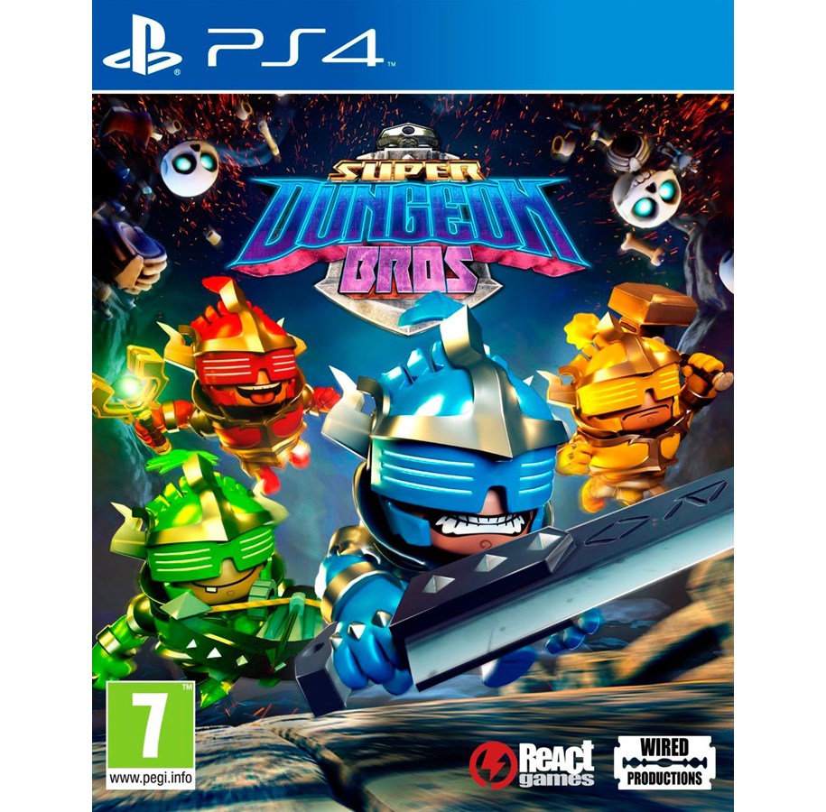 Pelit - Super Dungeon Bros - Sony PlayStation 4 - Toiminta - 5060188670087