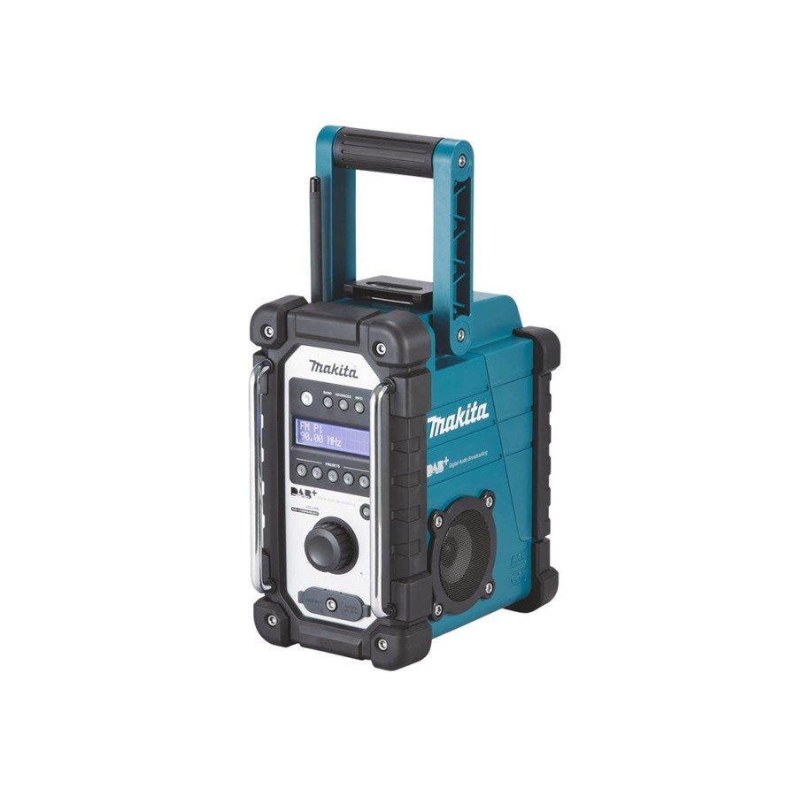 DAB, Verkko- & Kelloradiot - Makita DMR110N - Jobsite DAB radio - 7 Watt - DAB/DAB+ - Stereo - Sininen - DMR110N