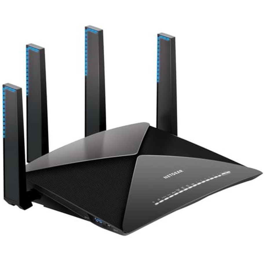 Reitittimet  - Netgear AD7200 Nighthawk X10-Router - Wireless router 802.11ad (WiGig) - R9000-100EUS