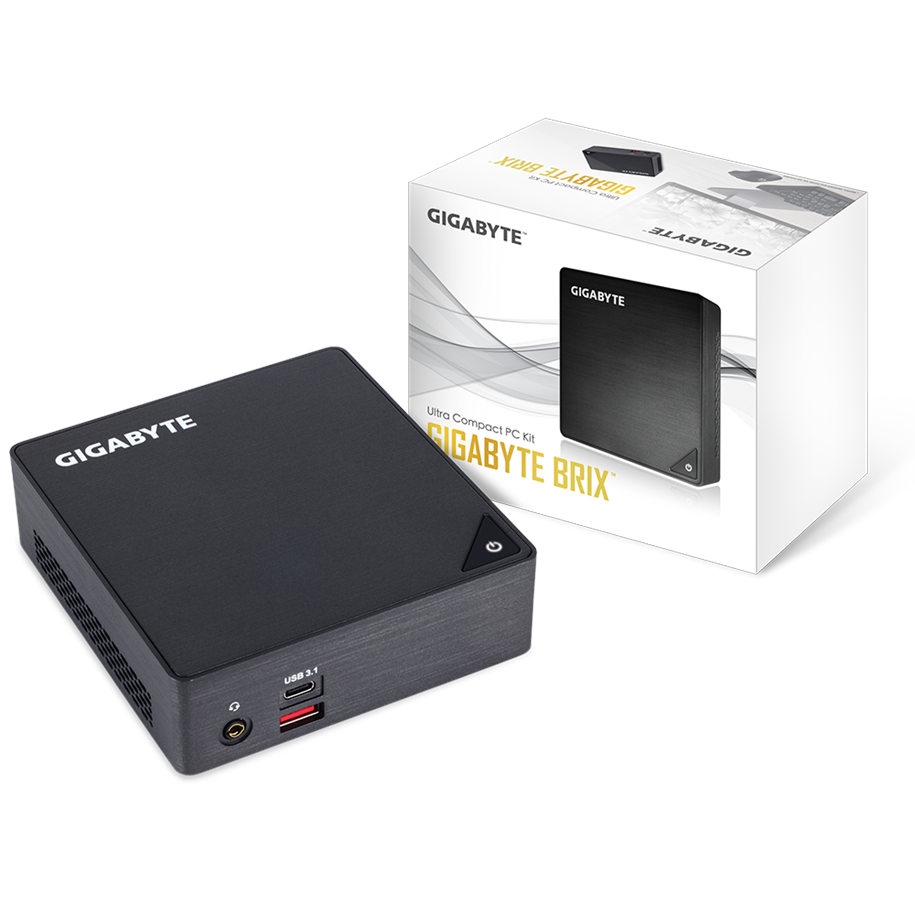 Pöytätietokoneet - Mini PC / Barebone - GIGABYTE BRIX GB-BKi3A-7100 Kaby Lake - GB-BKi3A-7100