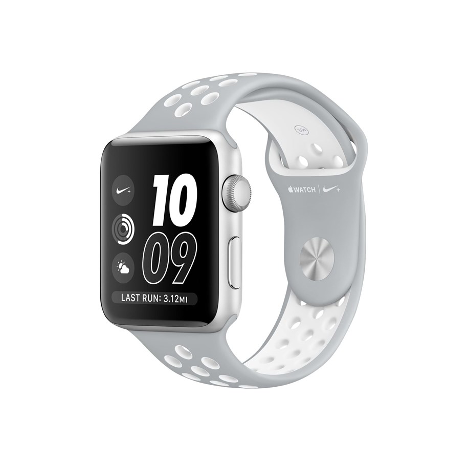 Älykellot, Urheilukellot & Aktiivisuusrannekkeet - Apple Watch Series 2  Nike+ - Pure Platinum - MNNQ2ZD/A