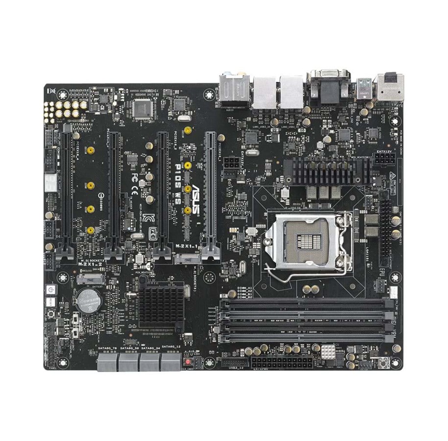 Emolevy - ASUS P10S WS Emolevy - Intel C236 - Intel LGA1151 socket - DDR4 RAM - ATX - 90SB05T0-M0EAY0
