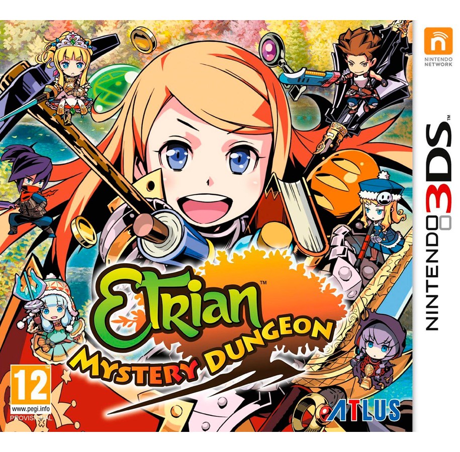 Pelit - Etrian Mystery Dungeon - Nintendo 3DS - RPG - 5060112431609
