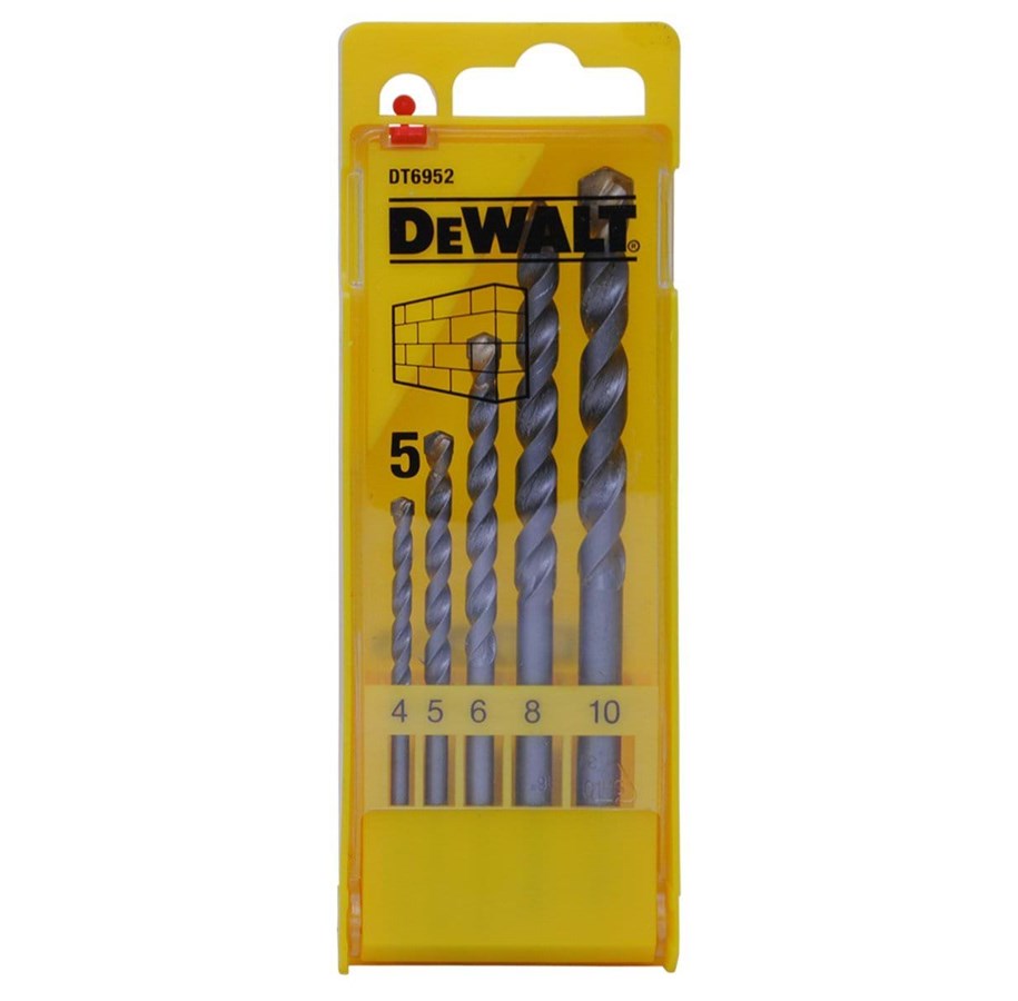 Poranterät & Ruuvauskärjet - Dewalt Suora varsi - Tiili - 5 osainen poraussetti - DT6952-QZ