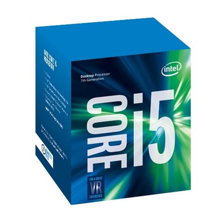 CPU - Intel Core i5-7400 Kaby Lake CPU - 4 ydintä - 3 GHz - Intel LGA1151 - Intel Boxed (jäähdyttimen kanssa) - BX80677I57400