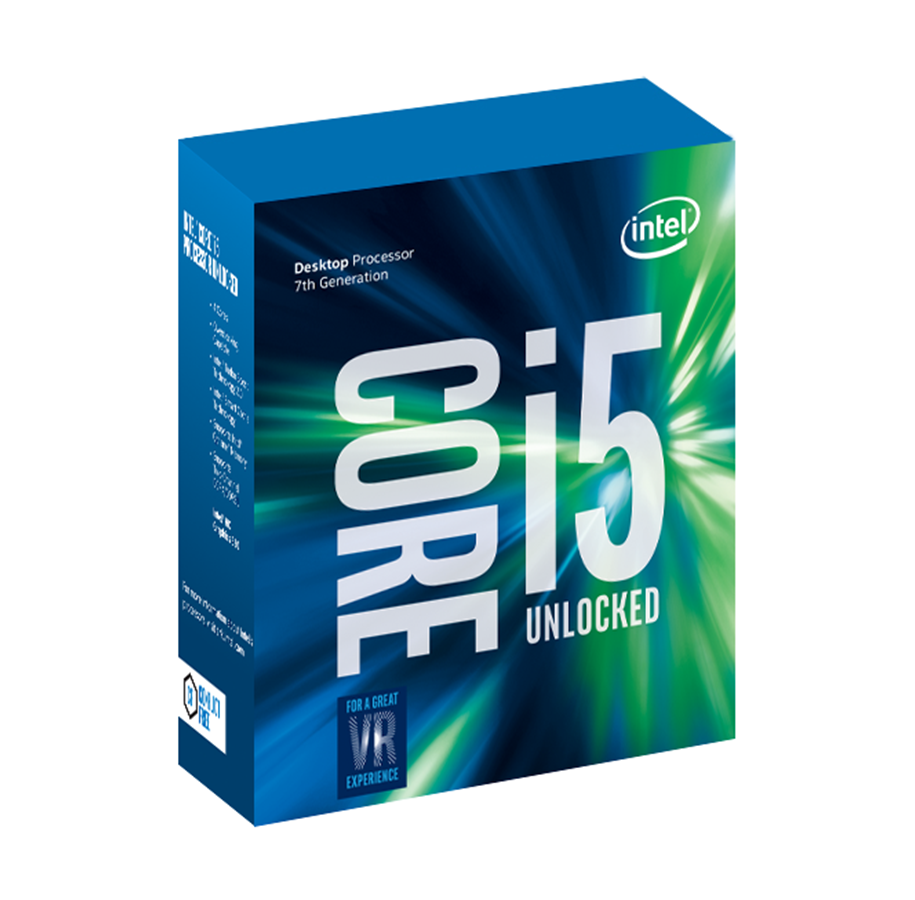 CPU - Intel Core i5-7600K Kaby Lake CPU - 4 ydintä - 3.8 GHz - Intel LGA1151 - Intel Boxed (jäähdyttimen kanssa) - BX80677I57600K