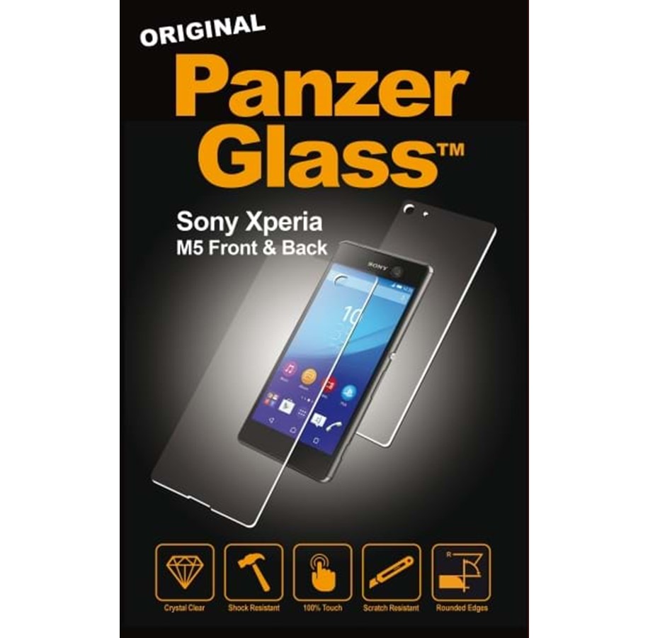 Puhelintarvikkeet - Näytönsuojat - PanzerGlass Sony Xperia M5 Etu- ja takakamera - PANZER1605