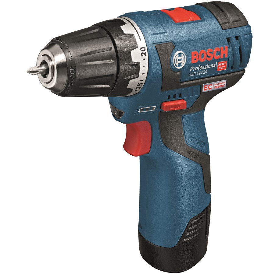 Ruuvi- ja Porakoneet - Bosch GSR 12V-20 - 06019D4002