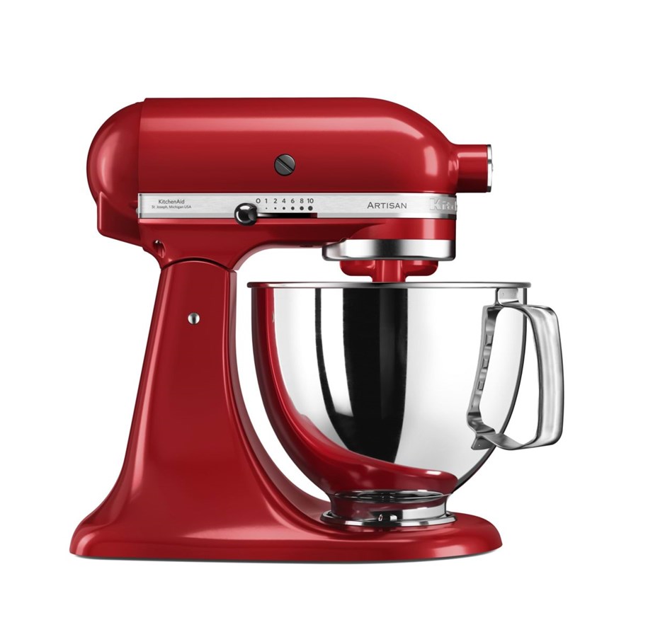 Monitoimikoneet, yleiskoneet ja ruokaprosessorit - KitchenAid Yleiskone 5KSM125EER Artisan - Empire Punainen - 5KSM125EER