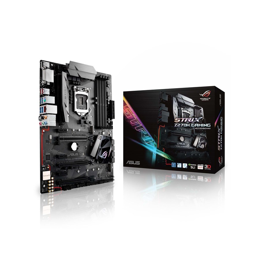 Emolevy - ASUS ROG STRIX Z270H GAMING Emolevy - Intel Z270 - Intel LGA1151 socket - DDR4 RAM - ATX - 90MB0SS0-M0EAY0