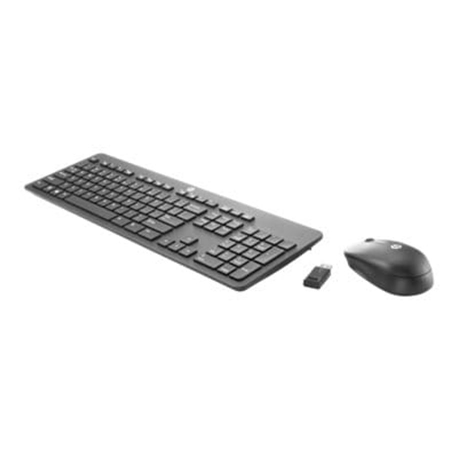 Näppäimistöt - HP Slim - Näppäimistö ja Hiirisetti - Suomalainen - Musta - T6L04AA#ABX