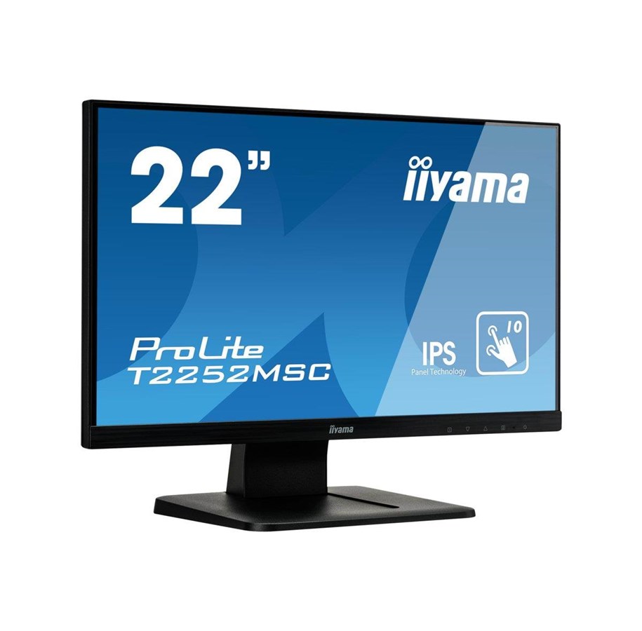 Näyttö - 22" iiyama ProLite T2252MSC-B1 kosketusnäyttö kaiuttimilla - T2252MSC-B1