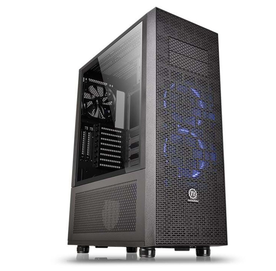 Kotelot - Thermaltake Core X71 lasikylkinen tietokonekotelo - Kotelot - Fulltower - Musta - CA-1F8-00M1WN-02