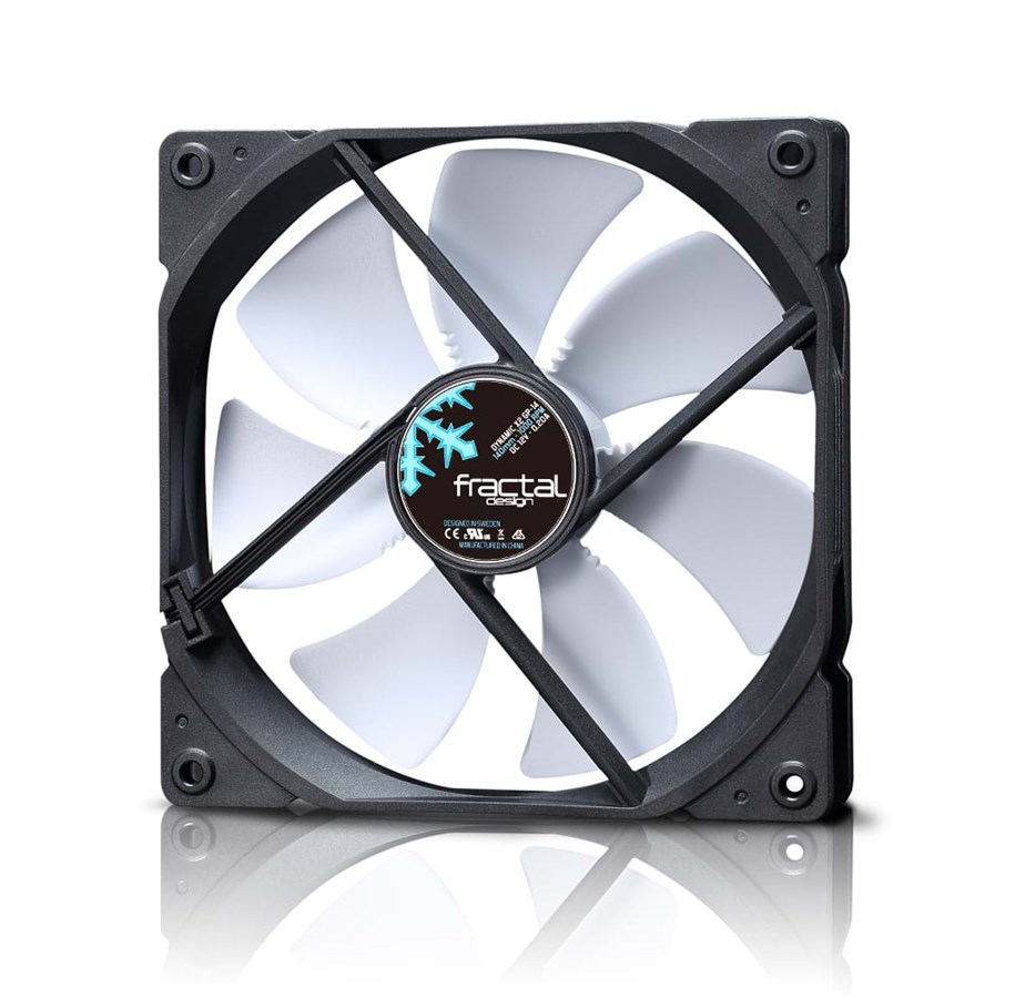 Kotelotuuletin - Fractal Design Tuulettimen malli: Fan Dynamic X2 GP-14 - Kotelotuuletin - 140mm - Valkoinen - 18 dBA - FD-FAN-DYN-X2-GP14-WT