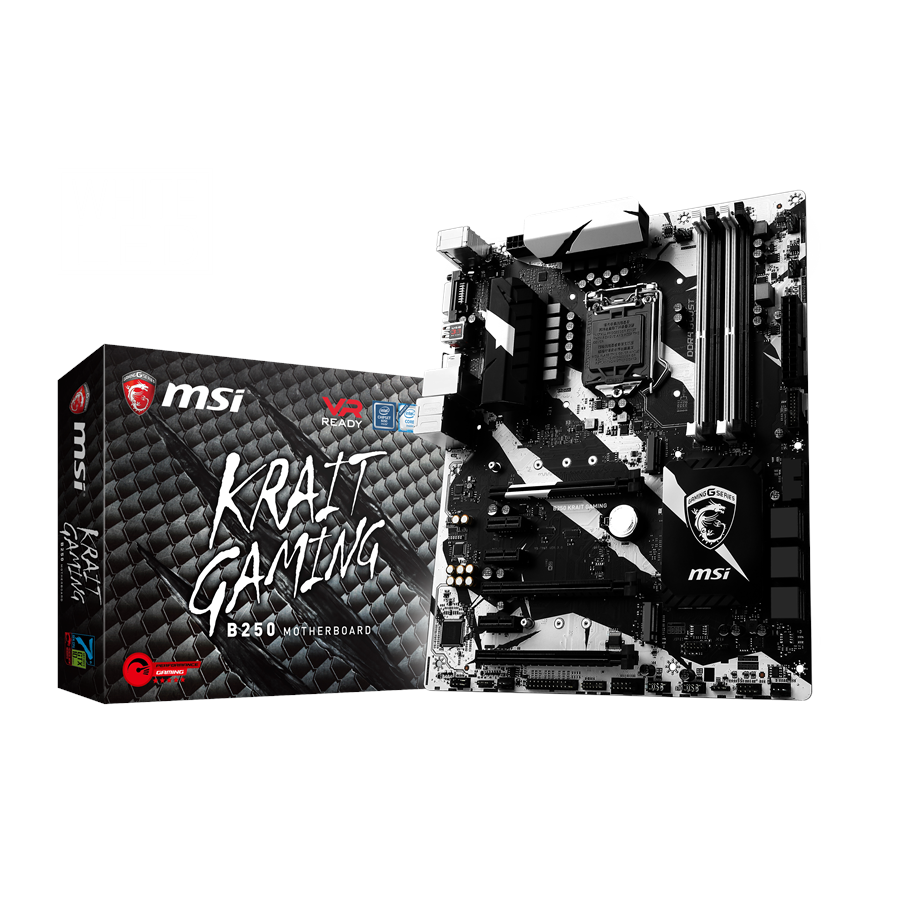 Emolevy - MSI B250 KRAIT GAMING Emolevy - Intel B250 - Intel LGA1151 socket - DDR4 RAM - ATX - B250 KRAIT GAMING