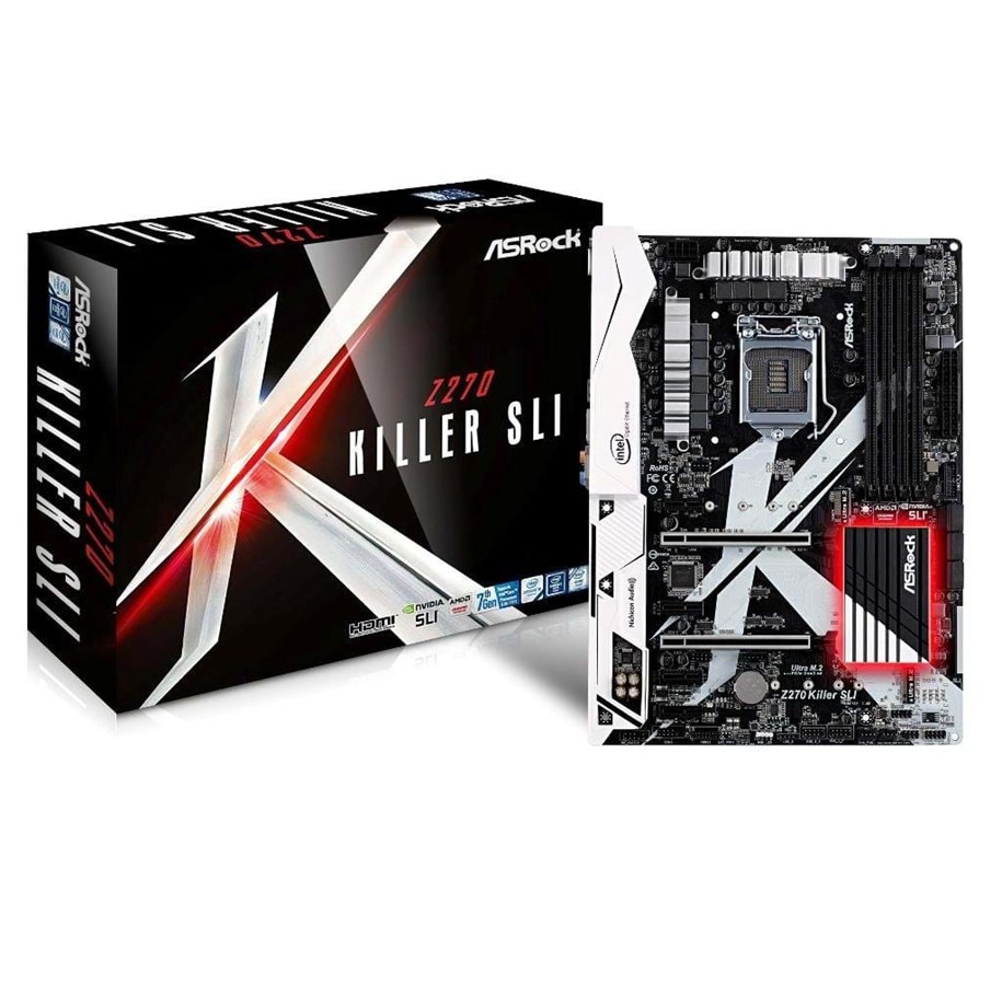 Emolevy - ASRock Z270 Killer SLI Emolevy - Intel Z270 - Intel LGA1151 socket - DDR4 RAM - ATX - Z270 Killer SLI