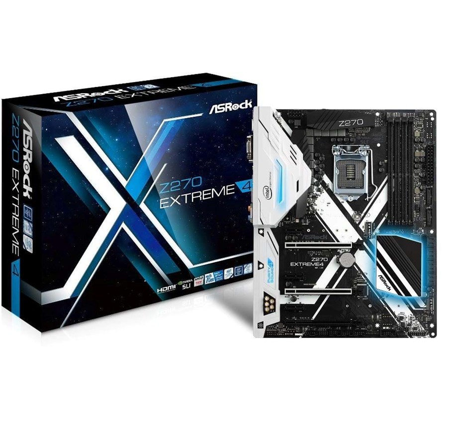 Emolevy - ASRock Z270 Extreme4 Emolevy - Intel Z270 - Intel LGA1151 socket - DDR4 RAM - ATX - Z270 Extreme4