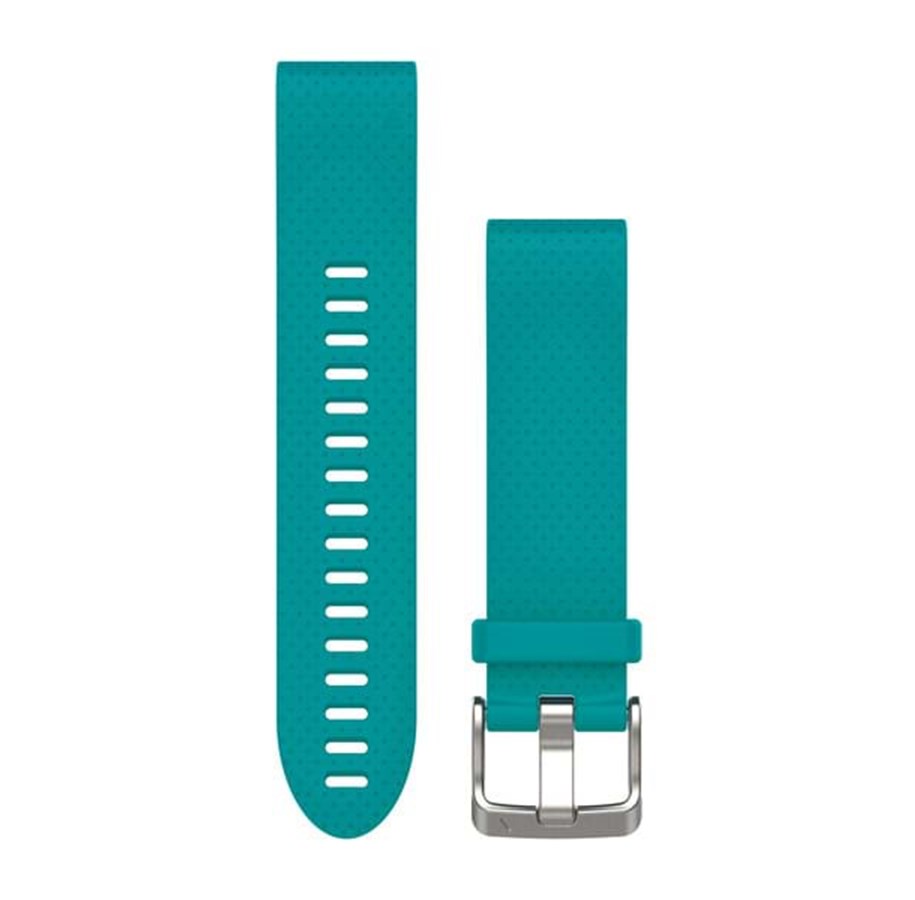 Smartwatch - Lisävarusteet - Garmin QuickFit™ 20 Watch Band Turquoise Silicone - 010-12491-11
