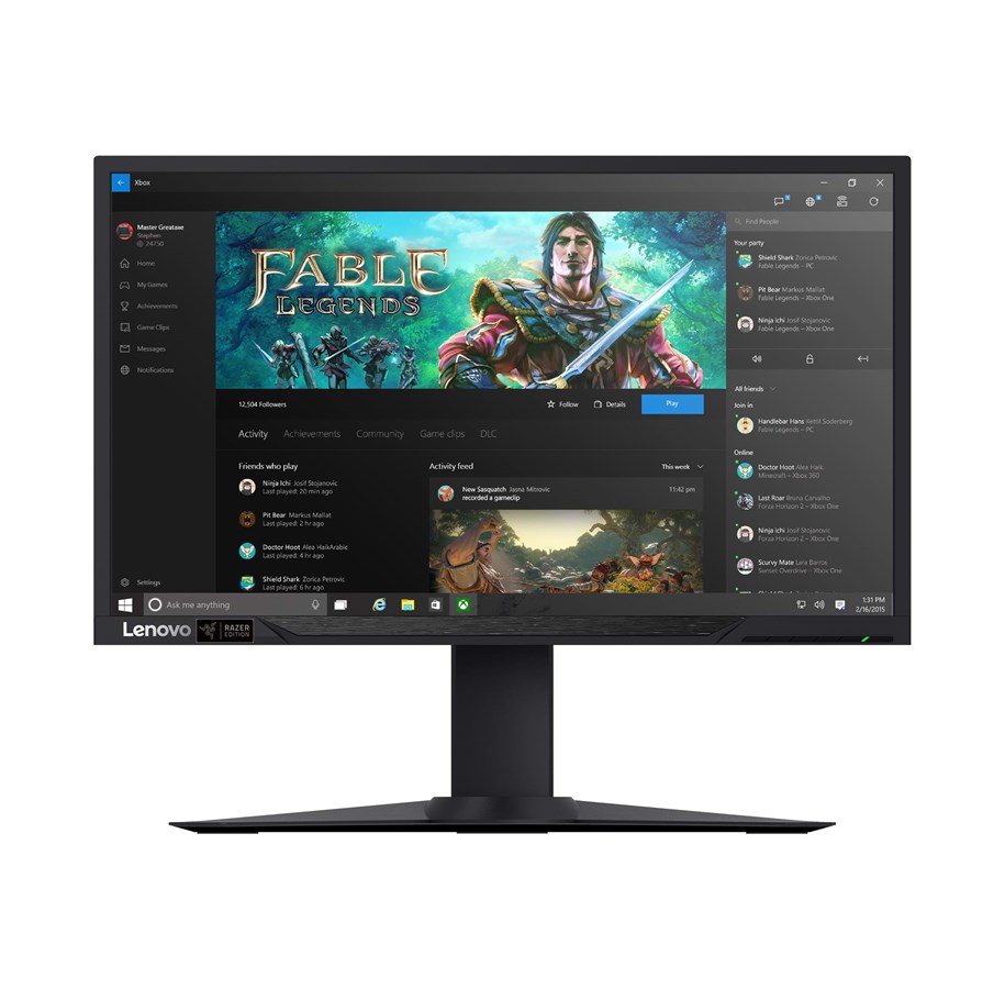 Näyttö - 27" Lenovo Y27g Gaming - 65BEGAC1EU