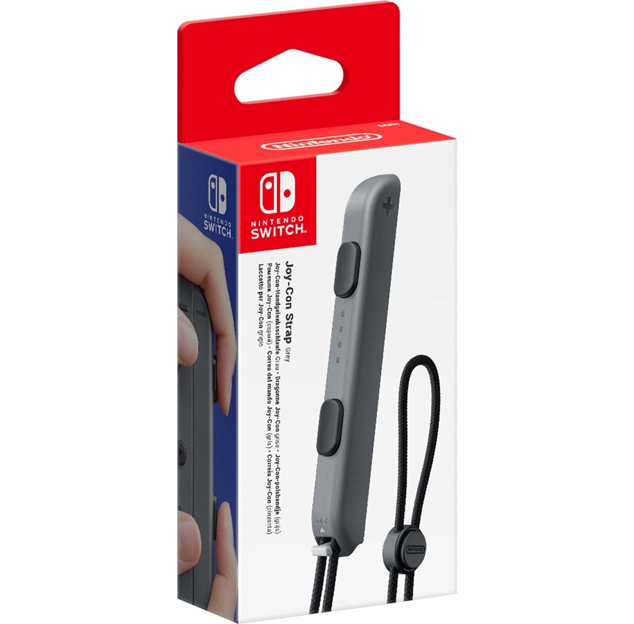 Pelit - lisävarusteet - Nintendo Joy-Con Strap Harmaa - Wired Strap - Nintendo Switch - 2510866