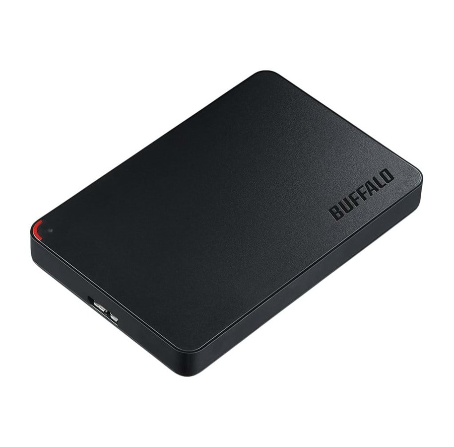 Kovalevyt - ulkoiset - Buffalo MiniStation - Ulkoiset kovalevyt - 1TB - musta - HD-PCF1.0U3BD-WR