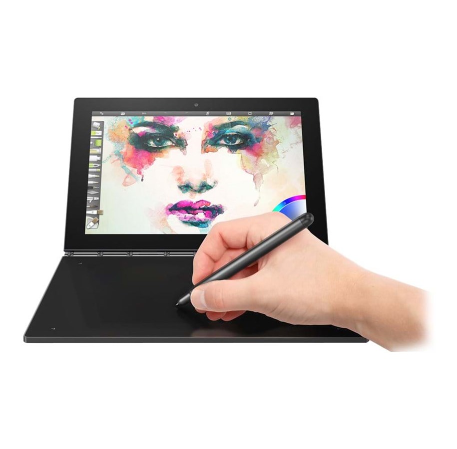 Kannettava tietokone - Lenovo Yoga Book 10 4G - Carbon Black - ZA160005SE