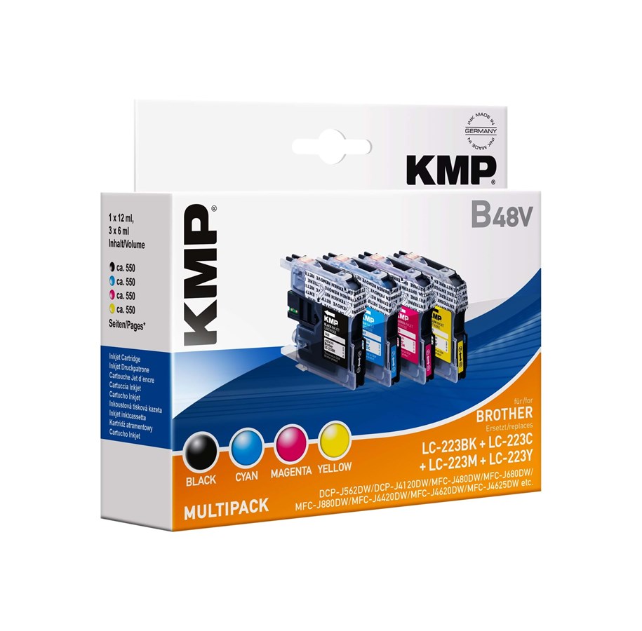 Mustepatruunat, värikasetit ja lisävarusteet - KMP B48V - 1529,0050
