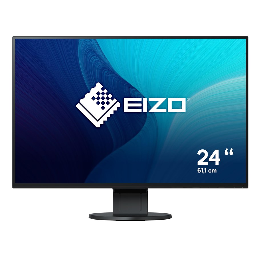 Näyttö - 24,1" EIZO FlexScan EV2456-BK USB-hubi Kaiuttimet - EV2456-BK