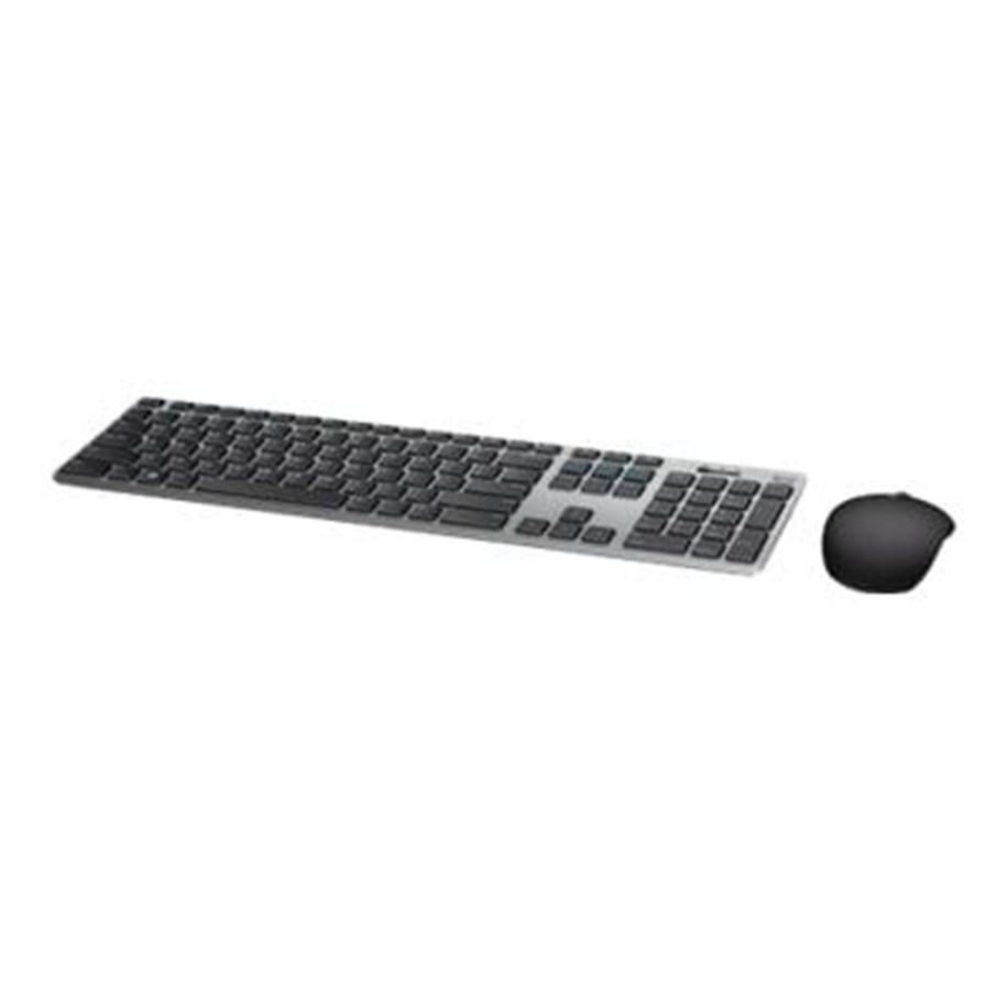 Näppäimistöt - Dell KM717 Premier Wireless Keyboard and Mouse - Näppäimistö ja Hiirisetti - Pohjoismainen - Musta - KM717-GY-PANN