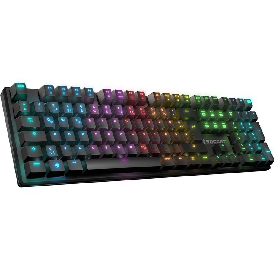 Näppäimistöt - ROCCAT Suora FX RGB - Pelinäppäimistö - Pohjoismainen - Musta - ROC-12-254