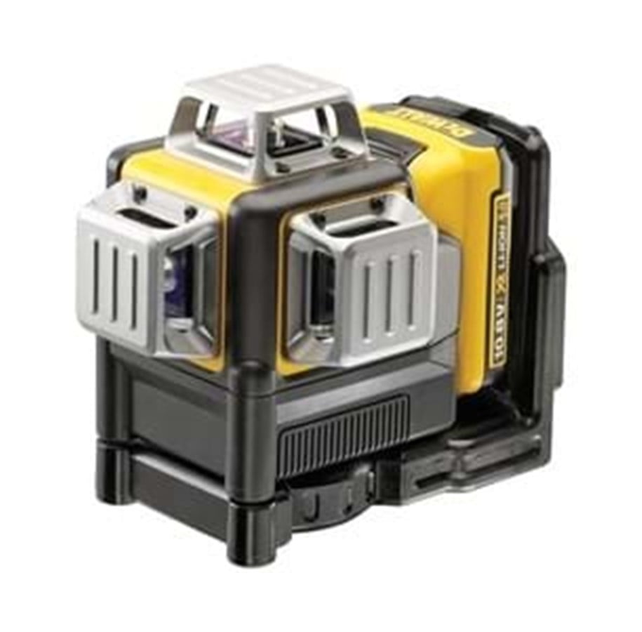 Mittaustyökalut - Dewalt 12V XR 3 x 360 Cross Line Vihreä Laser - 1 x 2Ah - DCE089D1G
