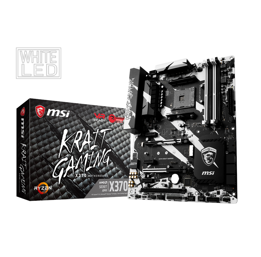 Emolevy - MSI X370 KRAIT GAMING Emolevy - AMD X370 - AMD AM4 socket - DDR4 RAM - ATX - X370 KRAIT GAMING