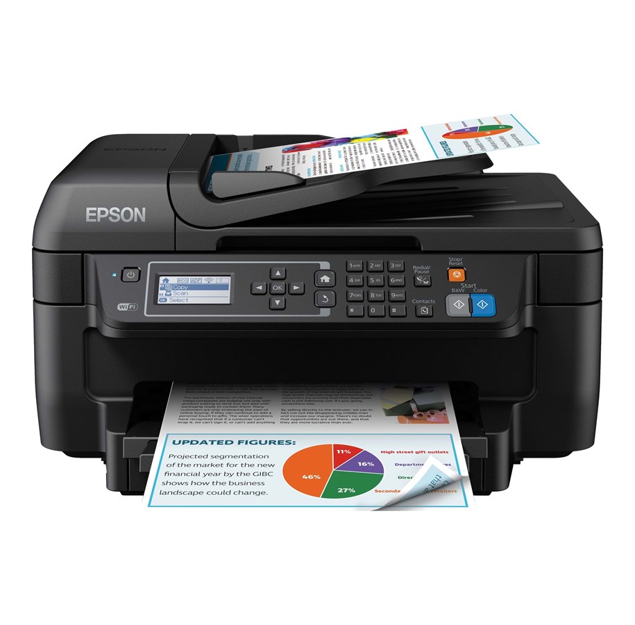 Tulostimet - Epson WorkForce WF-2750DWF - väri - Muste - C11CF76402