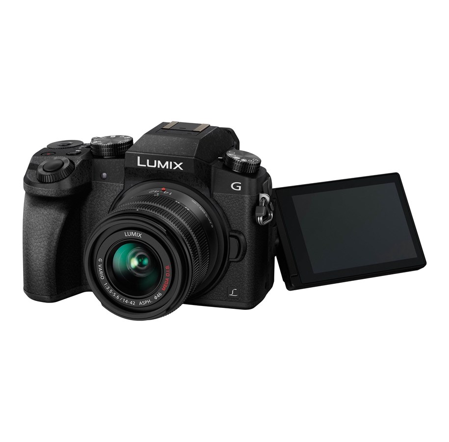 Kamerat - Panasonic Lumix DMC-G7 14-42mm - Black - DMC-G7KEC-K