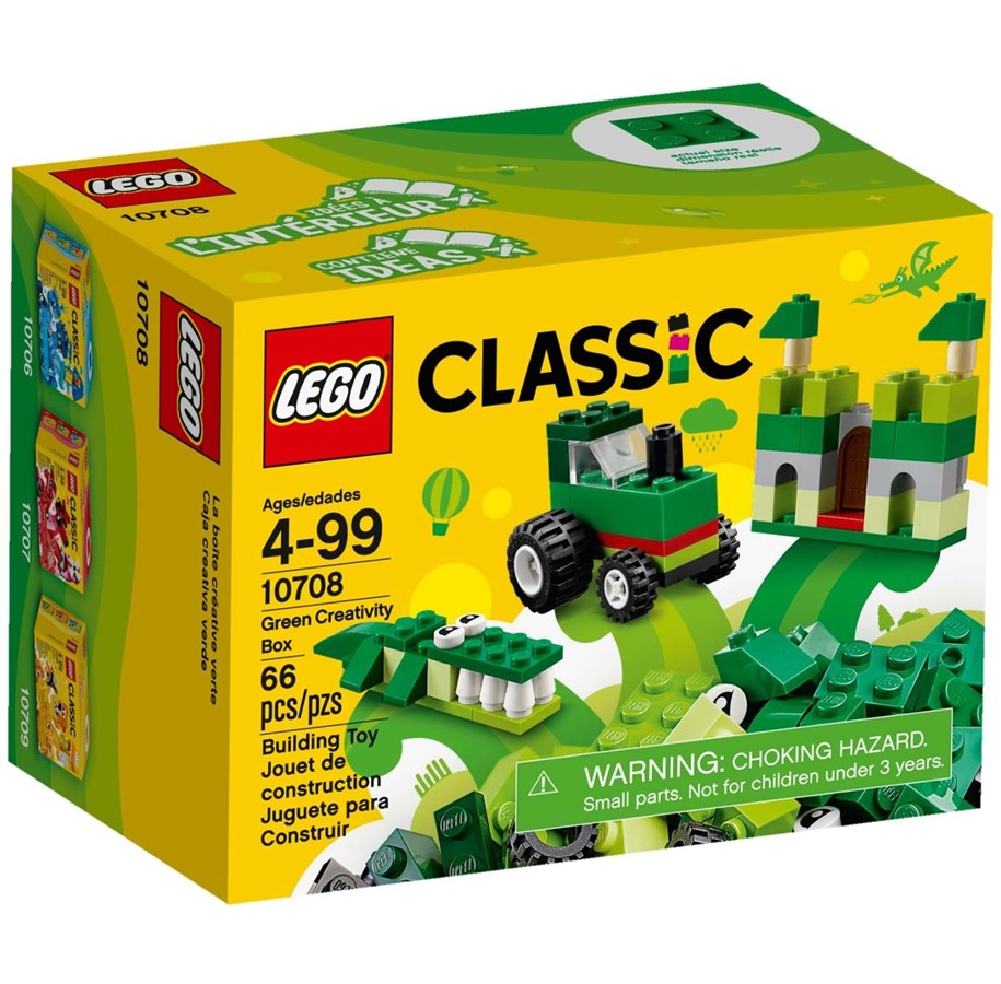 LEGO®  - LEGO Classic 10708 10708 Vihreä luovuuden laatikko - 10708