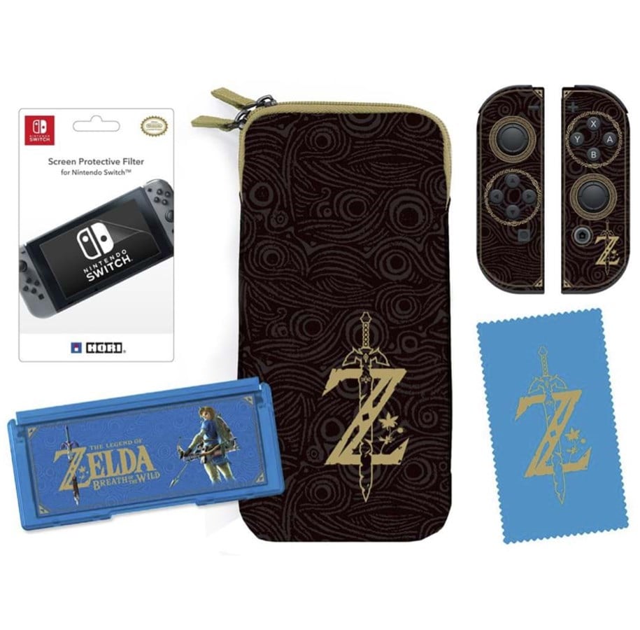 Pelit - lisävarusteet - HORI Zelda Essential Starter Kit - Miscellaneous Lisävarusteet pelikonsoleille - Nintendo Switch - 873124006254