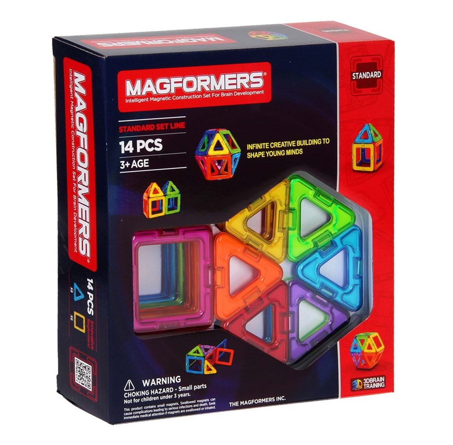 Rakennussarjat - Magformers Sateenkaaripakkaus - 14 kpl - 8809134361092