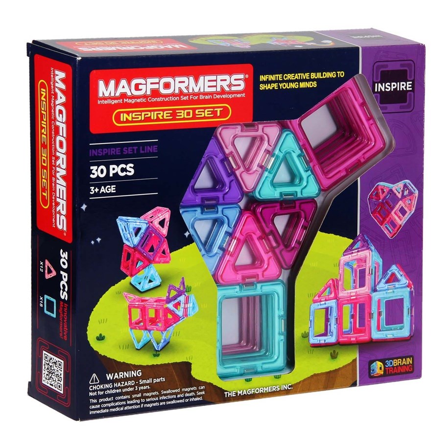 Rakennussarjat - Magformers Inspire -sarja - 30 kpl - 704002