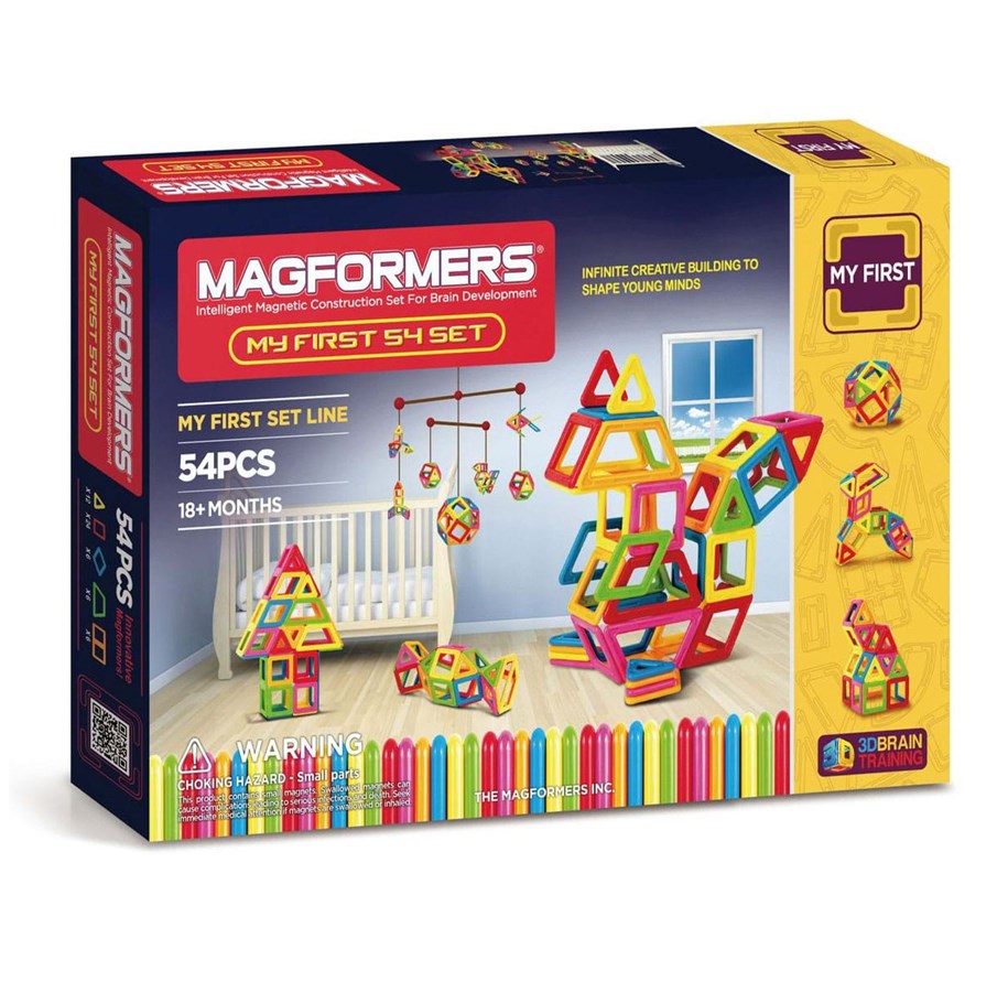 Rakennussarjat - Magformers My First 54 Set - 54 pcs - 702002
