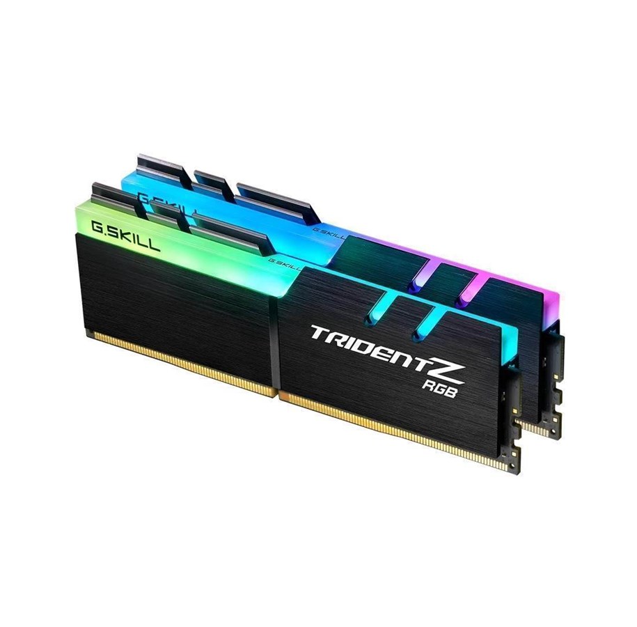 RAM - G.Skill Trident Z RGB DDR4-3866 - 16GB - CL18 - Dual Channel (2 pcs) - Intel XMP - Musta RGB - F4-3866C18D-16GTZR