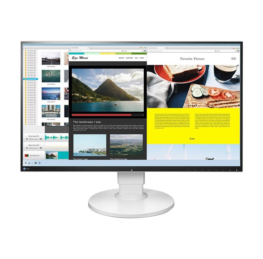 Näyttö - 27" EIZO FlexScan EV2780 - EV2780-WT
