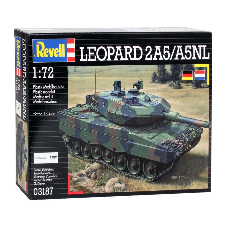 Pienoismallit - Revell Leopard 2A5/A5NL Tank - 3187