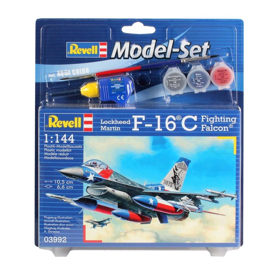 Pienoismallit - Revell Model Set-F-16 c USAF - 63992